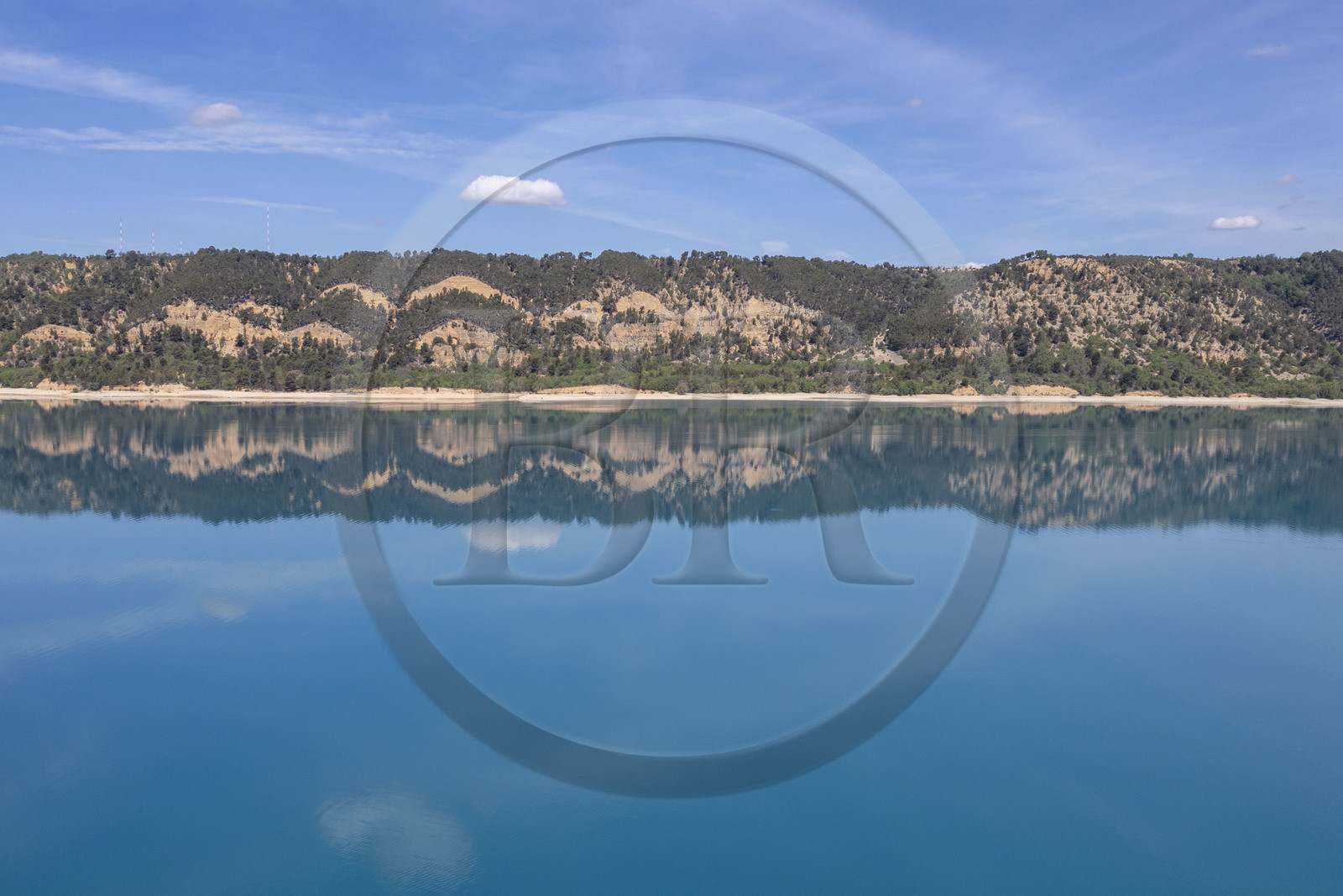 France, Var (83), Parc Naturel Régional du Verdon, Les-Salles-sur-Verdon, lac de Sainte Croix