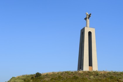 Portugal, Lisbon region, municipality of Almada located on Southern bank of Tagus river, Cristo Rei (Christ the King)