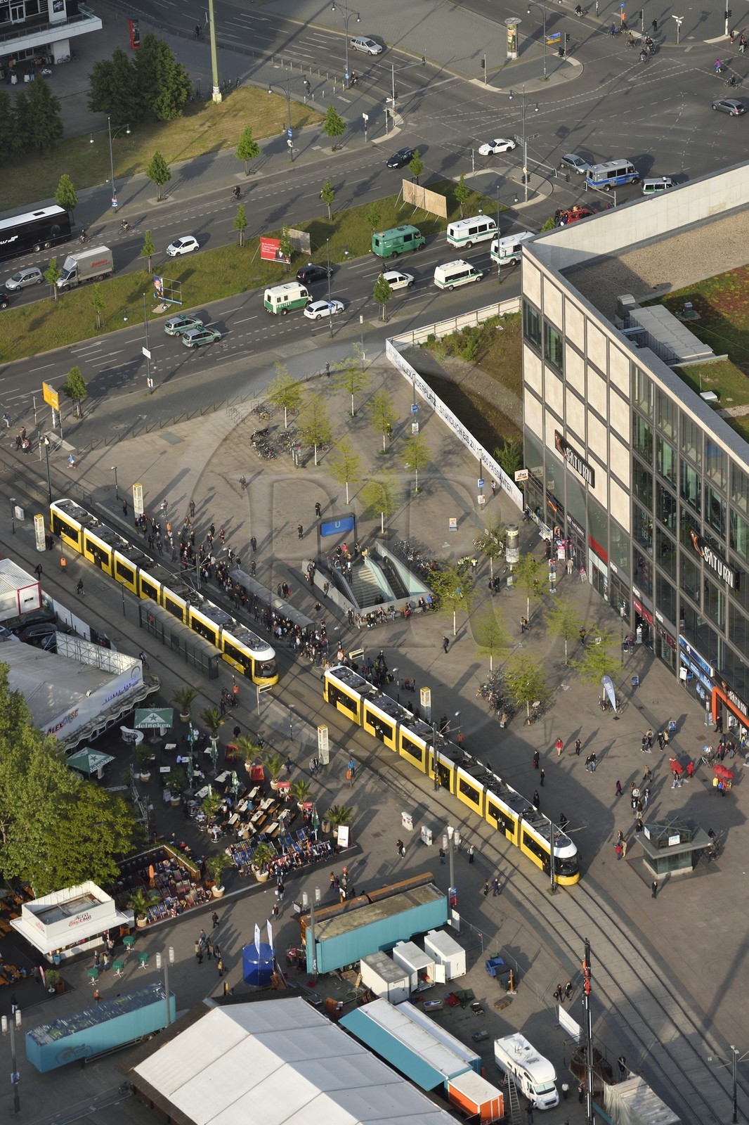 Allemagne, Berlin, quartier de Berlin-Mitte, Alexanderplatz,