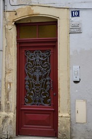 France, Moselle, Moselle Valley, Sierck les Bains, flood level of the River Moselle in 1947