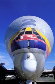 France, Haute-Garonne (31), Toulouse, avions au musée des ailes anciennes à Blagnac (super Guppy de l'Aérospatiale)