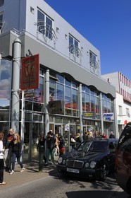 Iceland, Reykjavik's main shopping street, Laugavegur