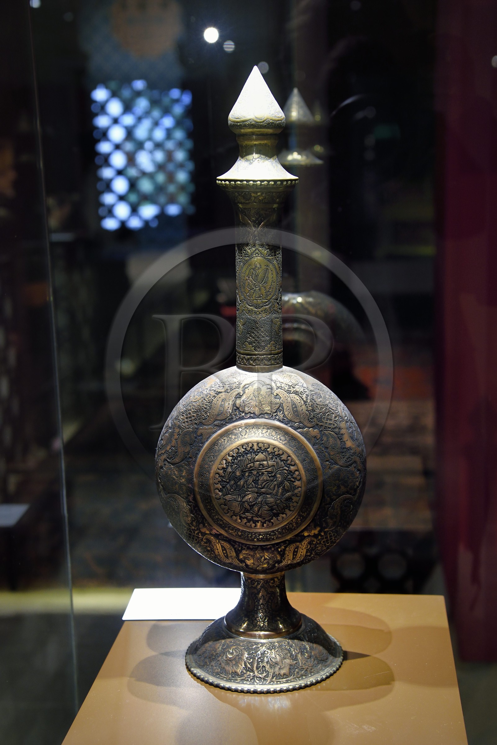 Azerbaïdjan, Bakou, Vieille ville, classée au patrimoine mondial de l'UNESCO, palais des Chirvanchahs, water jar