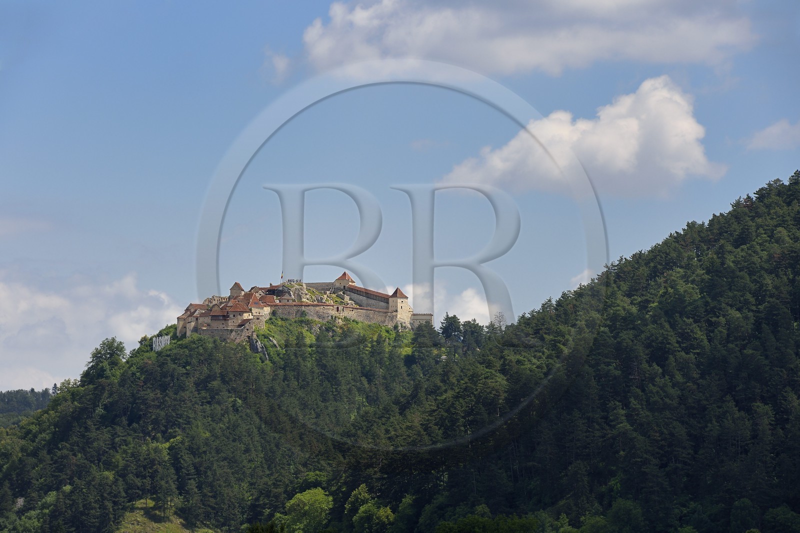 Romania, Transylvania, Carpathian Mountains, Brasov region, Rasnov fortress