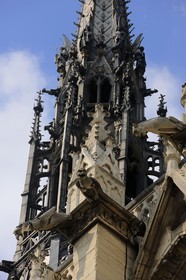 France, Paris, ile de la Cité, the Sainte Chapelle (the Holy Chapel)