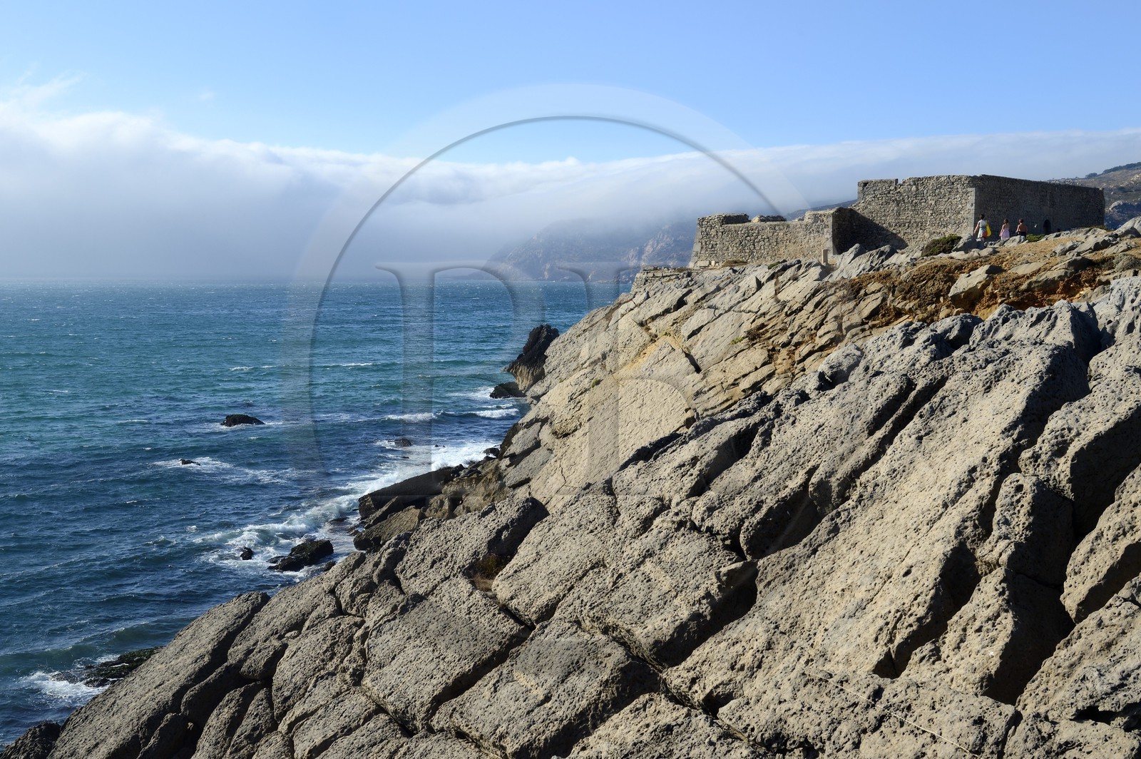 Portugal, Lisbon Region, Cascais, Abano Fort north of Guincho beach on the Estoril Coast
