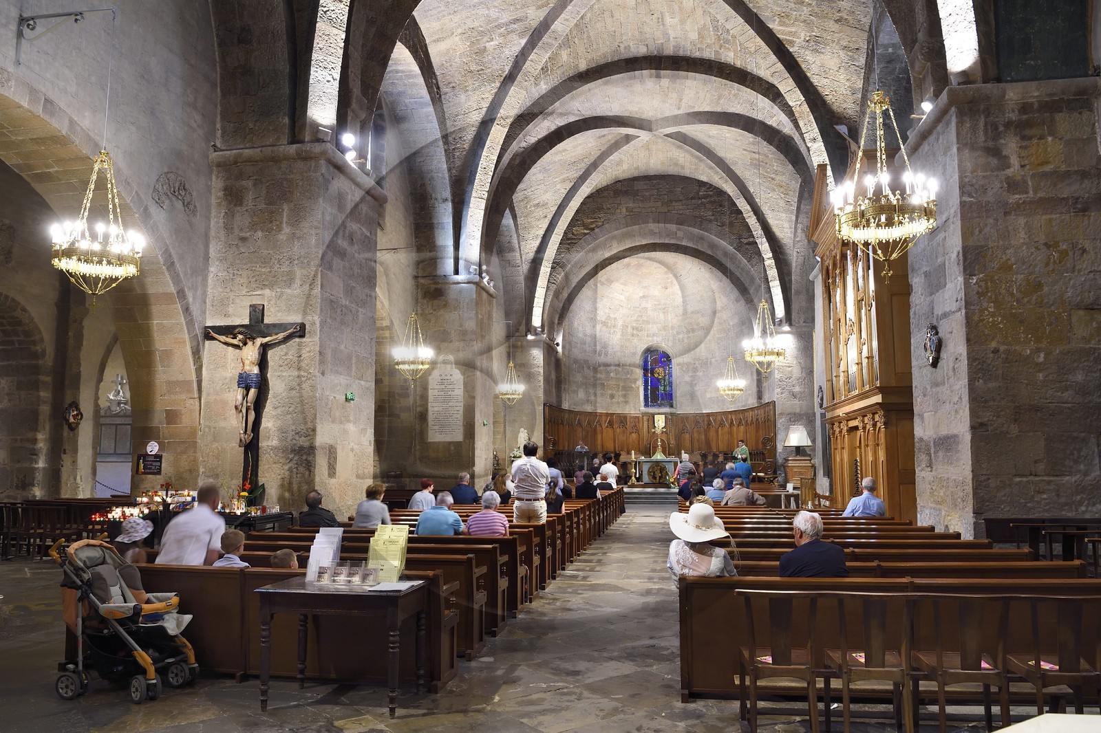 France, Var (83), Fréjus, la cathédrale Saint Léonce (XVIe siècle)