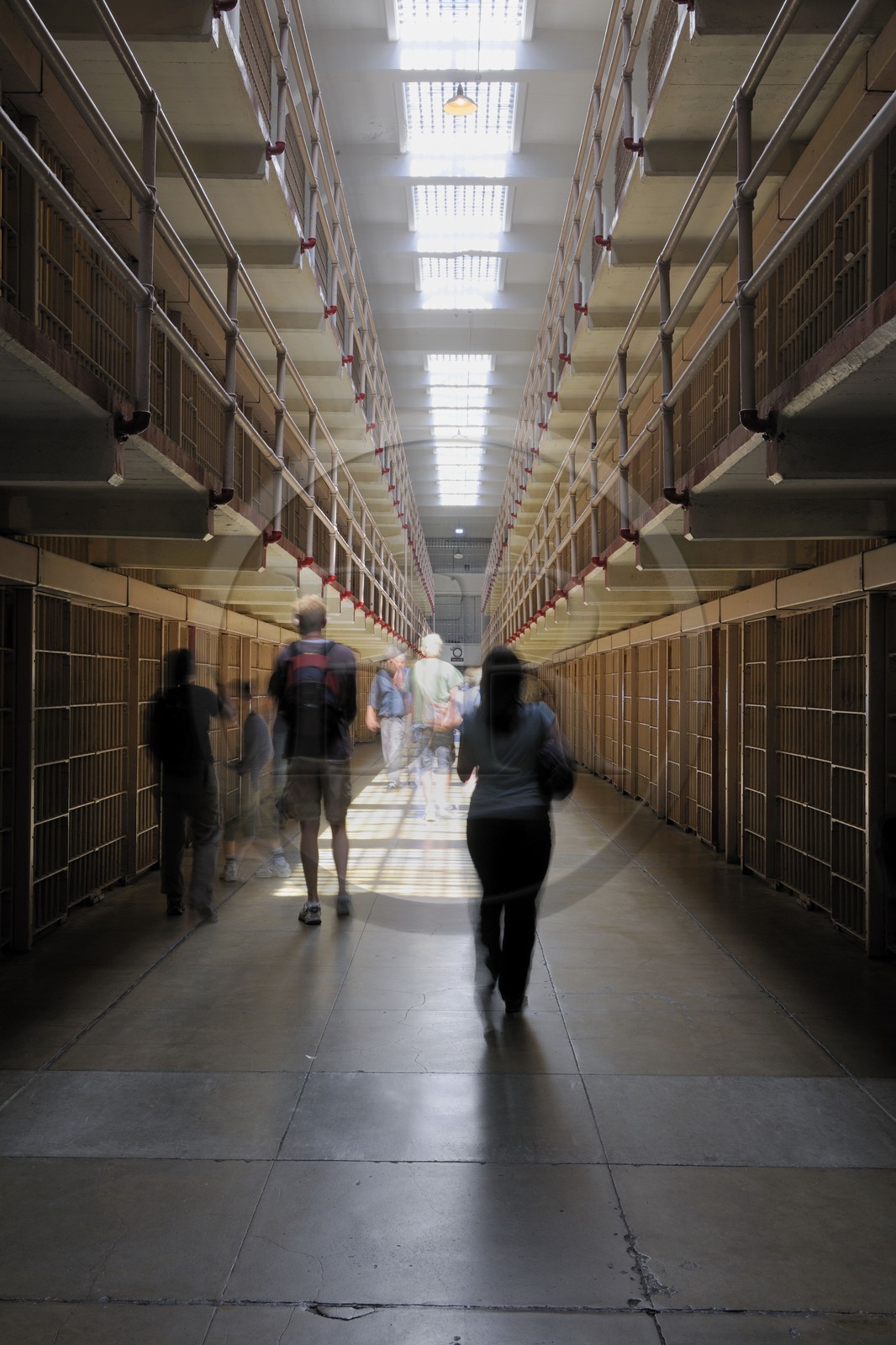 Etats-Unis, Californie, San Francisco, cellules de la prison d'Alcatraz