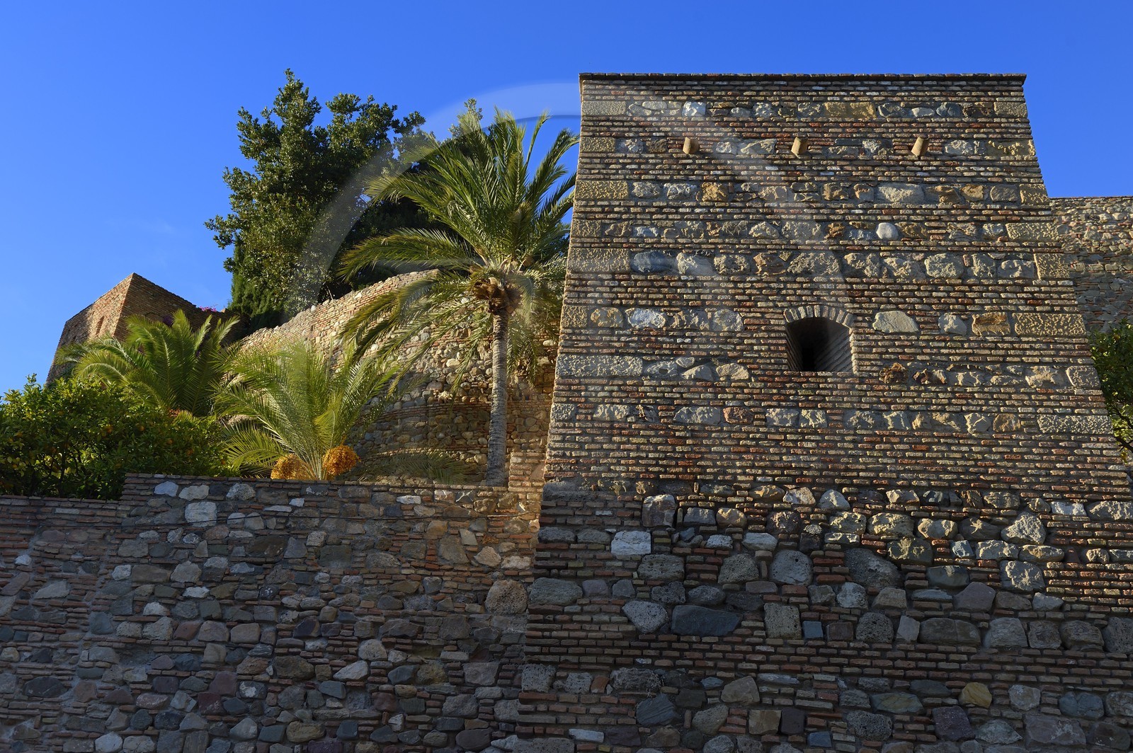 Espagne, Andalousie, Malaga, la Alcazaba