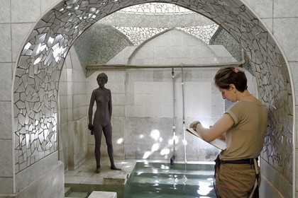 Géorgie, Tbilissi, vieille ville, quartier thermal de Abanotoubani, les bains sulfureux