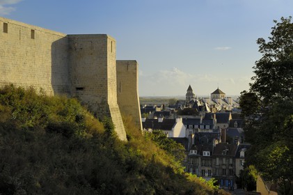 France, Calvados, Caen, the ducal castle overlooking the old town