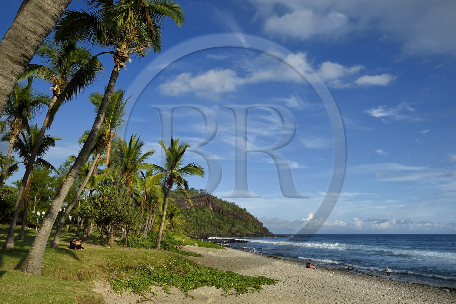 France, Ile de la Reunion, Cote Sud, plage de Grande Anse