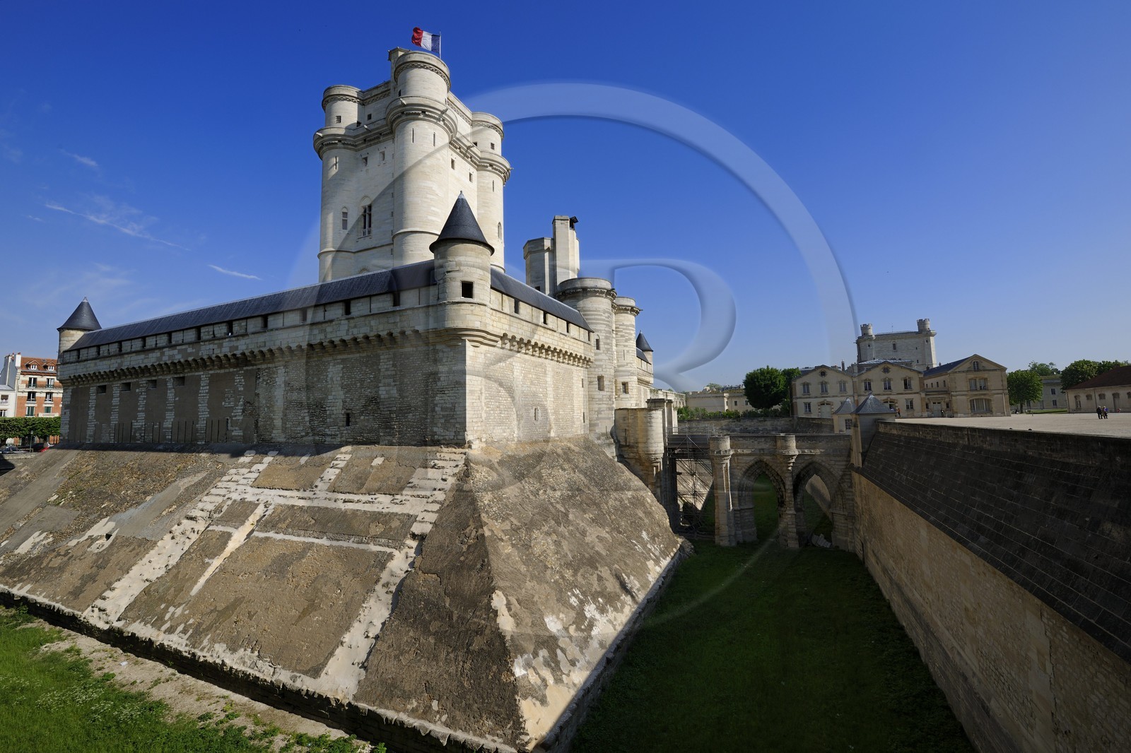 France, Val-de-Marne (94), Vincennes, le château de Vincennes, le donjon