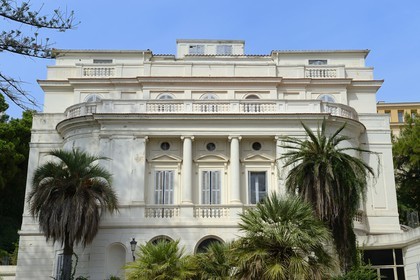 France, Corse-du-Sud (2A), Ajaccio, quartier dit des étrangers, cours Grandval, le chateau Conti
