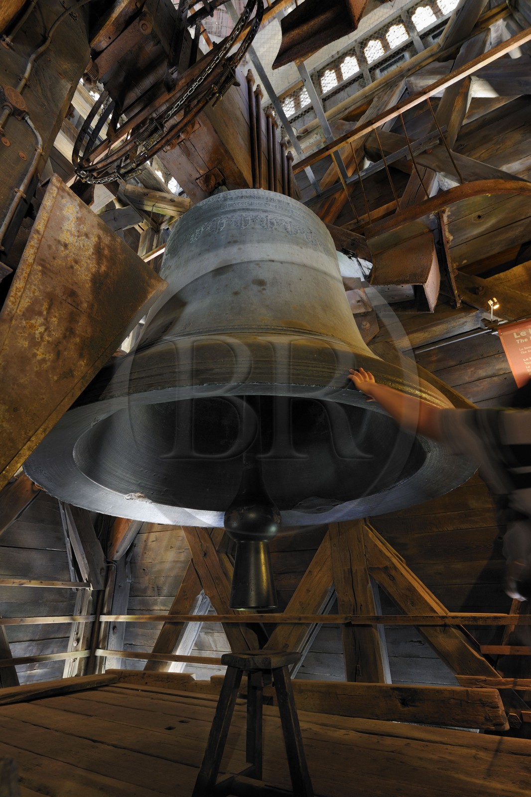 France, Paris, ile de la Cite, Notre-Dame Cathedral, the great bourdon bell