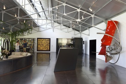 France, Var, Le Muy, Fondation Bernar Venet, the former factory