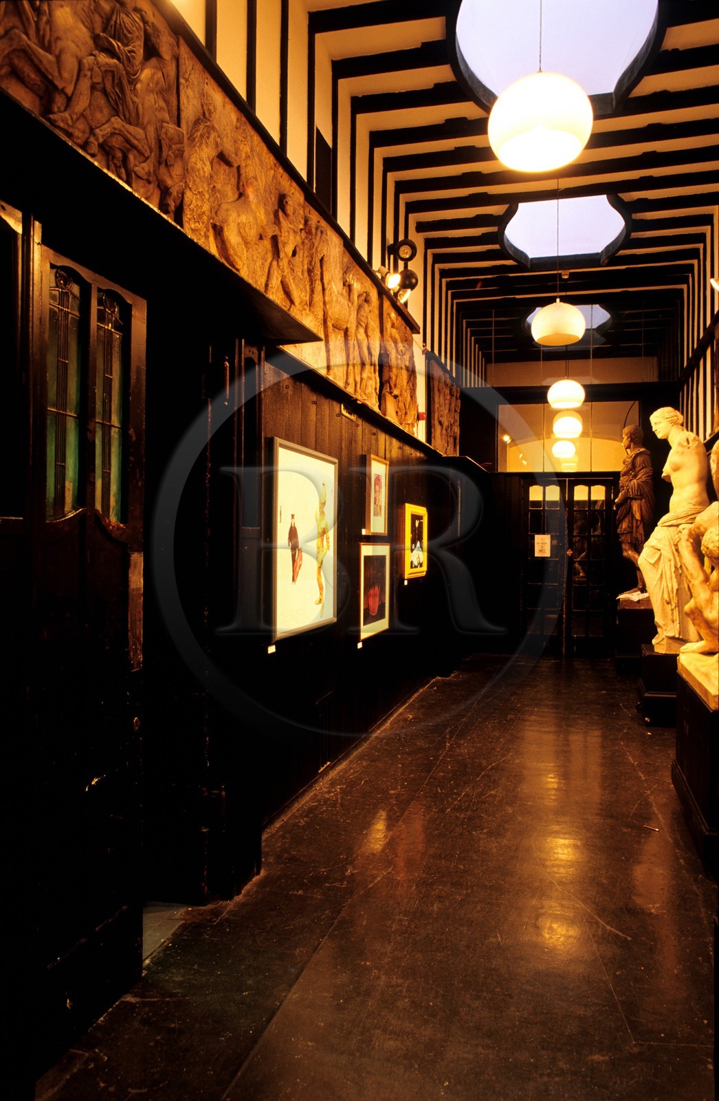 Royaume-Uni, Ecosse, Glasgow, intérieur de la Glasgow School of art réalisée par Mackintosh