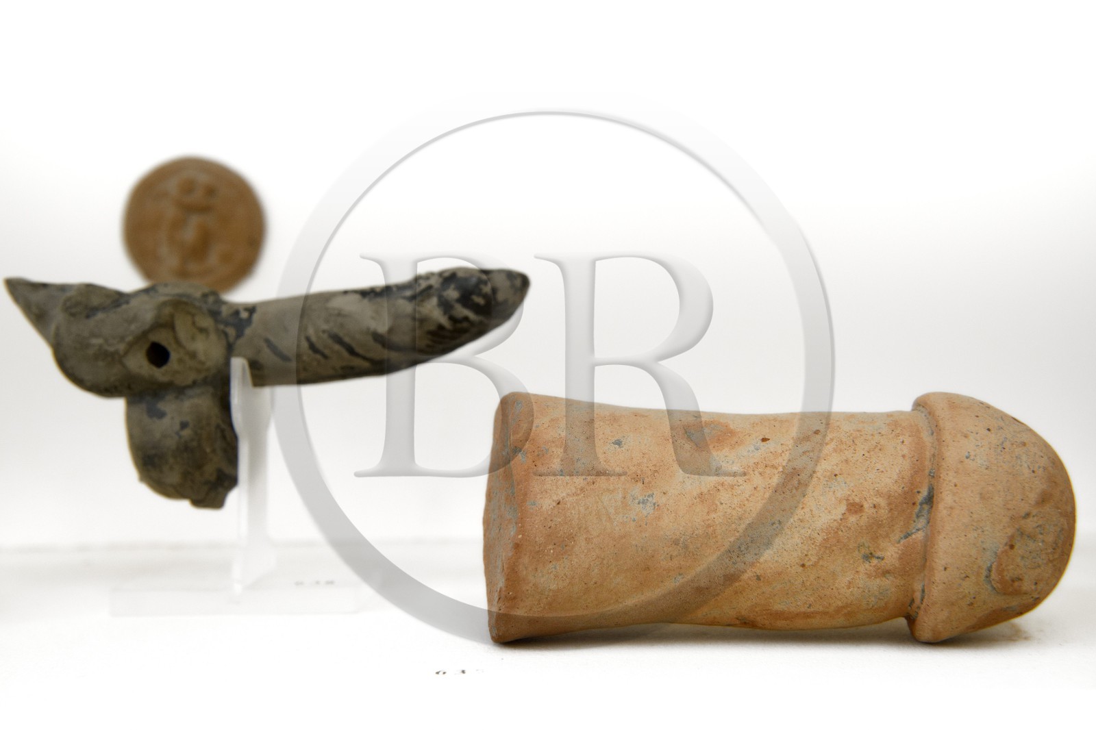 Grèce, île de Delos, classée Patrimoine Mondial de l'UNESCO, site Grèce, île de Delos, classée Patrimoine Mondial de l'UNESCO, site archéologique de Délos, le musée archéologique, phallus