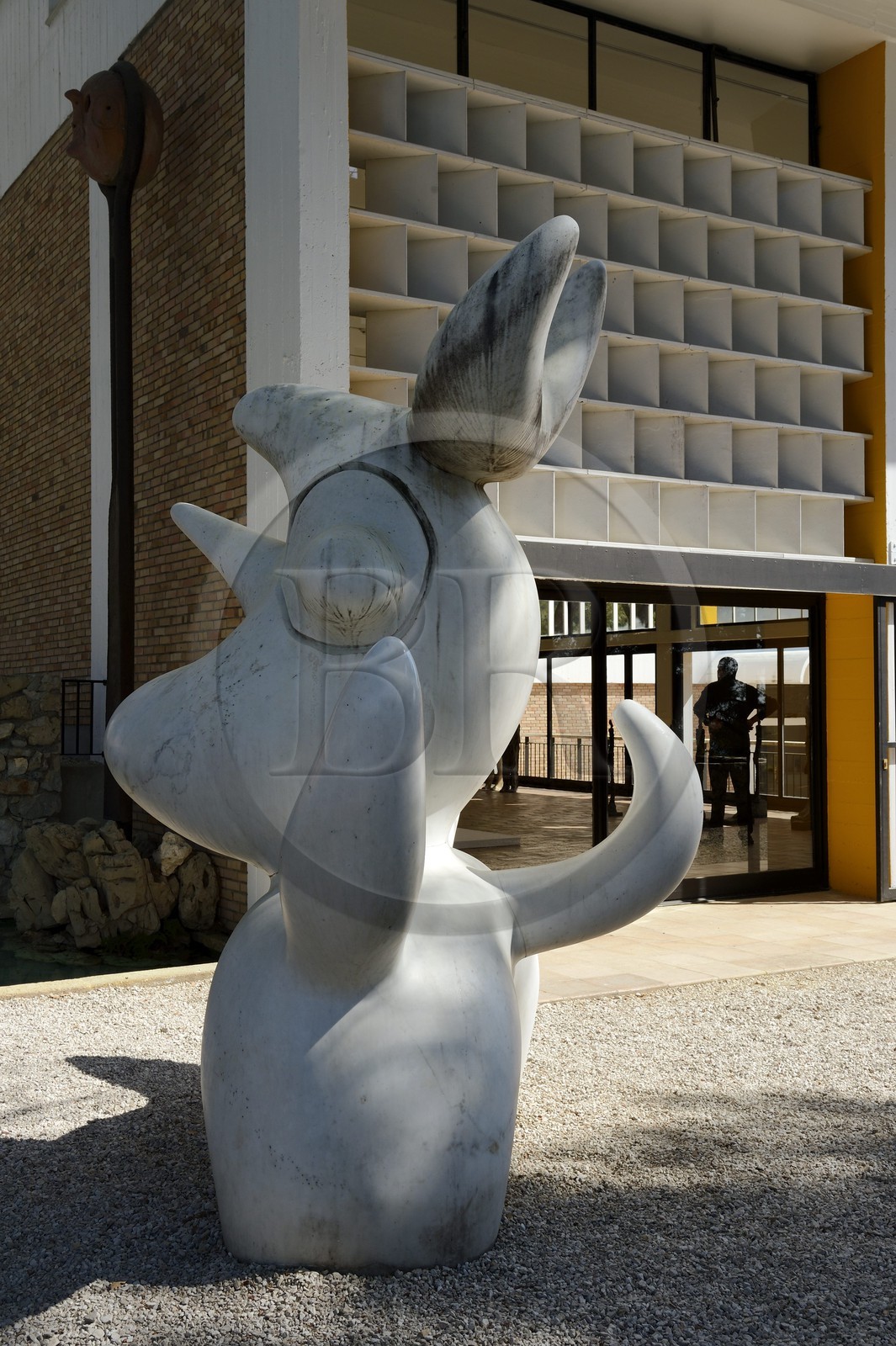 France, Alpes-Maritimes (06), Saint Paul de Vence, Fondation Maeght, musée d'art contemporain, sculpture de Joan Miro