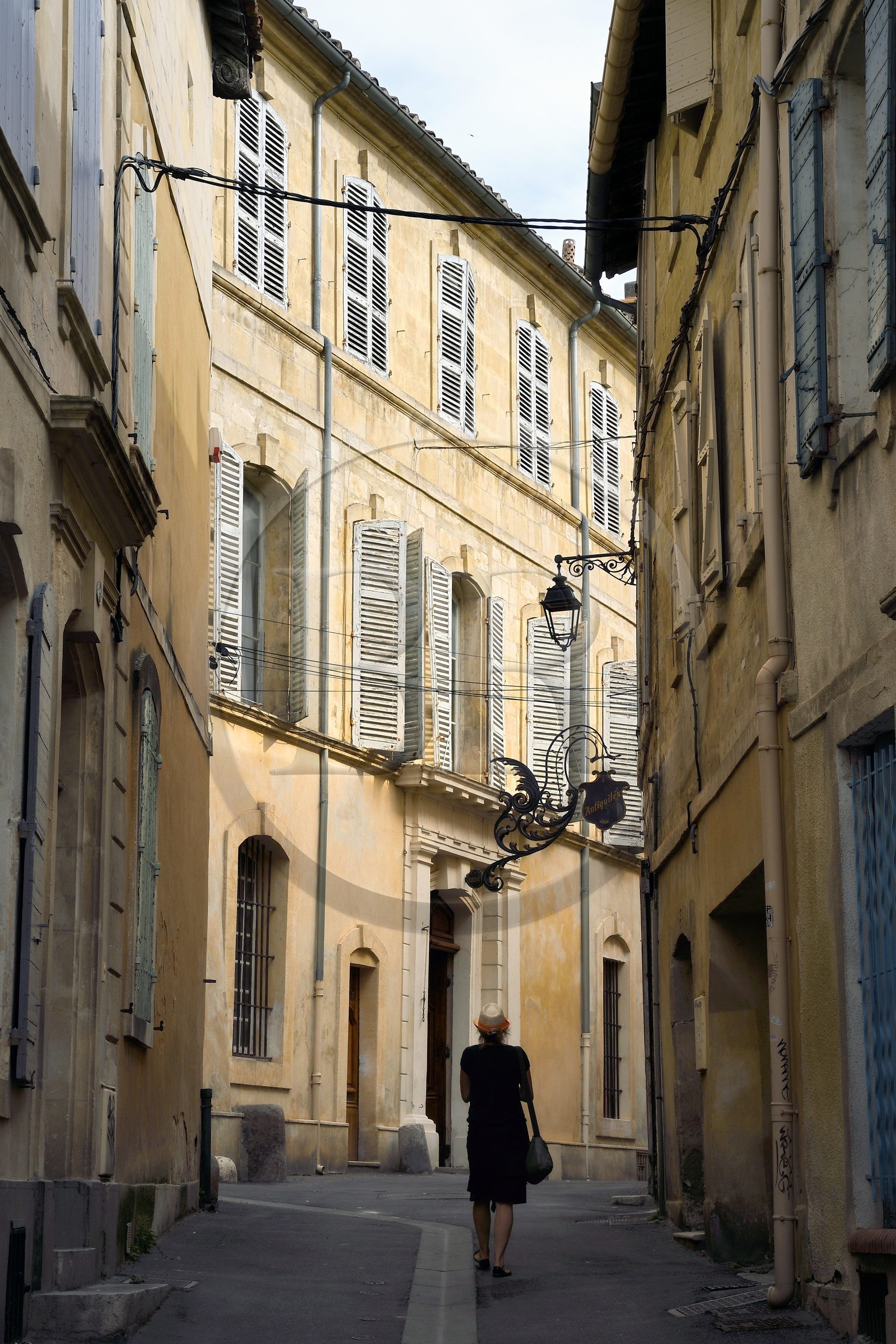 France, Bouches-du-Rhône (13), Arles, l’hotel particulier de Vernon (XVIIIe siècle) propriété de la famille Dervieux depuis quatre générations