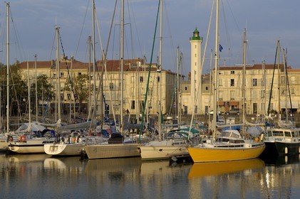 France, Charente-Maritime (17), La Rochelle, bassin à flot du Vieux Port