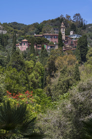 Italie, Ligurie, Province d'Imperia, Vintimille, hameau Mortola Inferiore situé au dessus du Jardin botanique Hanbury