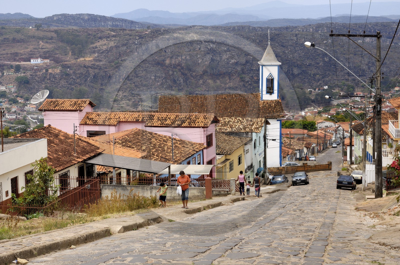 Brazil, Minas Gerais state, Diamantina, historical center listed as World Heritage by UNESCO, igreja da Luz (Gold Route, Estrada Real)