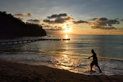 Caribbean, Dominica Island, Toucari Bay north of Portsmouth