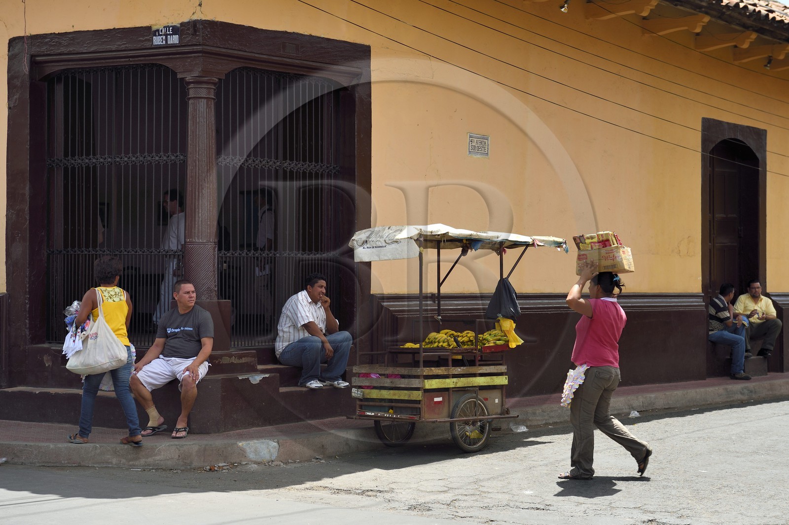 Nicaragua, Leon, house and museum of the poet Ruben Dario seen from the street