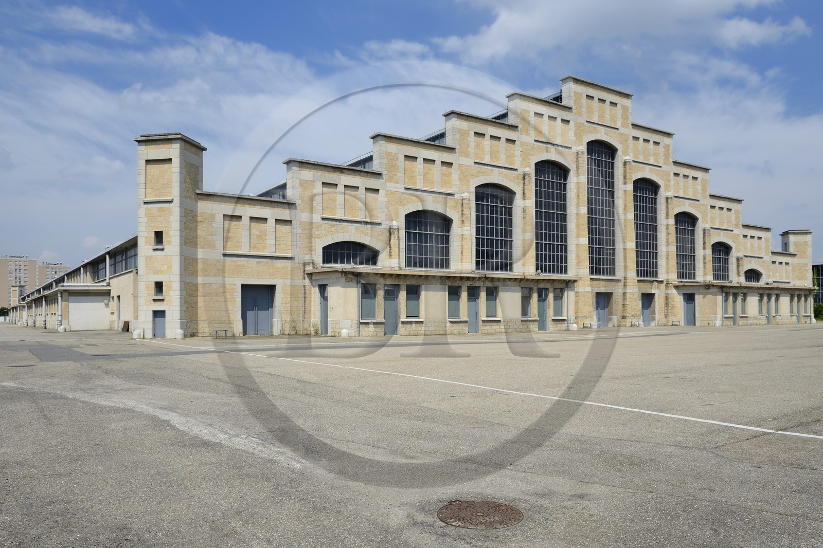 France, Rhône (69), Lyon, salles de concerts halle Tony Garnier de l'architecte Tony Garnier