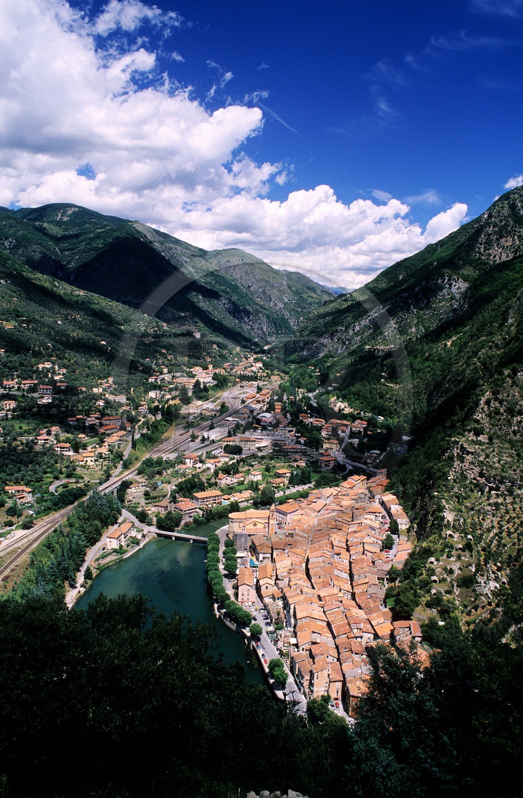 France, Alpes Maritimes, Vallee de la Roya and Breil sur Roya