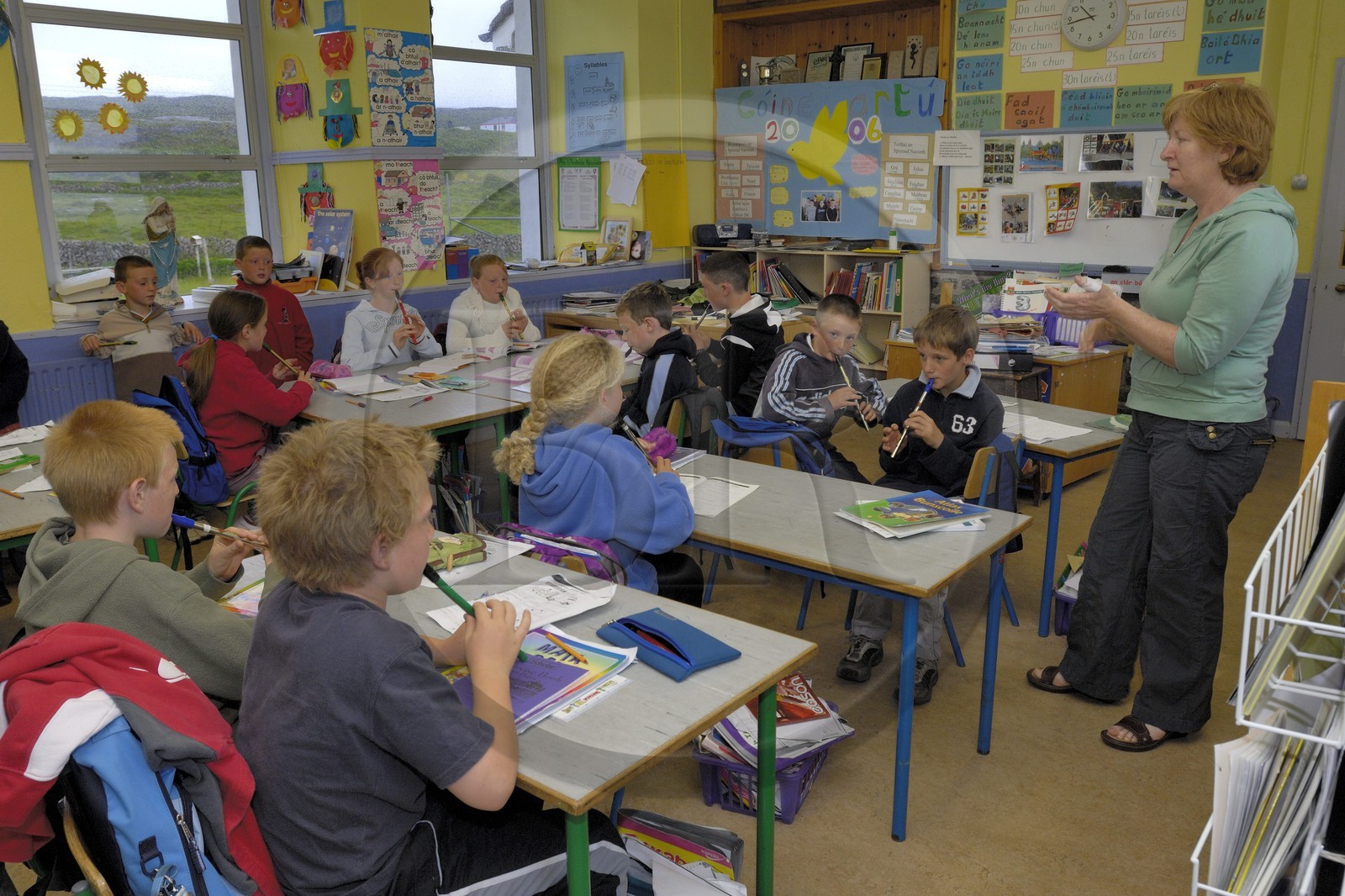 Republic of Ireland, County Galway, Aran Islands, Inishmore, Onaght, the village 's local school