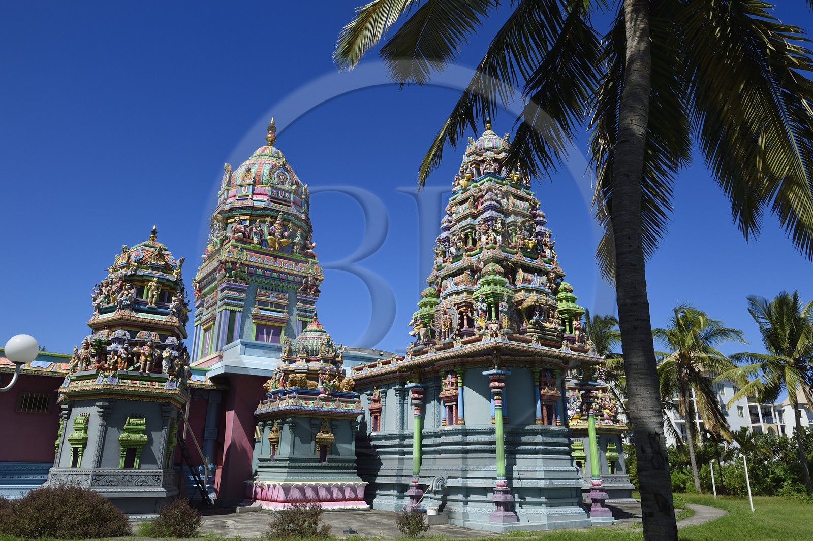 France, Reunion island (French overseas department), Saint Pierre, La Ravine Blanche, Narassingua Perournal Tamil temple