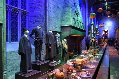 United Kingdom, Hertfordshire, Leavesden, Leavesden Film Studios, Harry Potter Studio Tour London, the scene of the eight Harry Potter movies' making of, the great hall in Hogwarts School