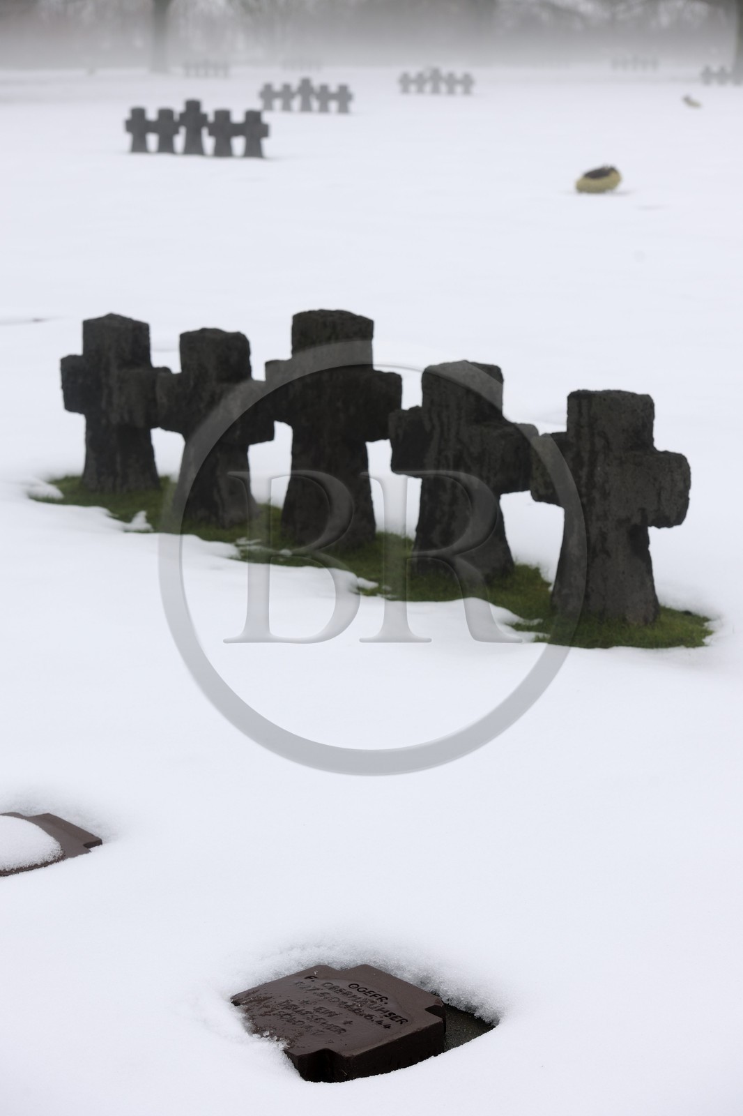 France, Calvados, La Cambe, German military cemetery of the second world war