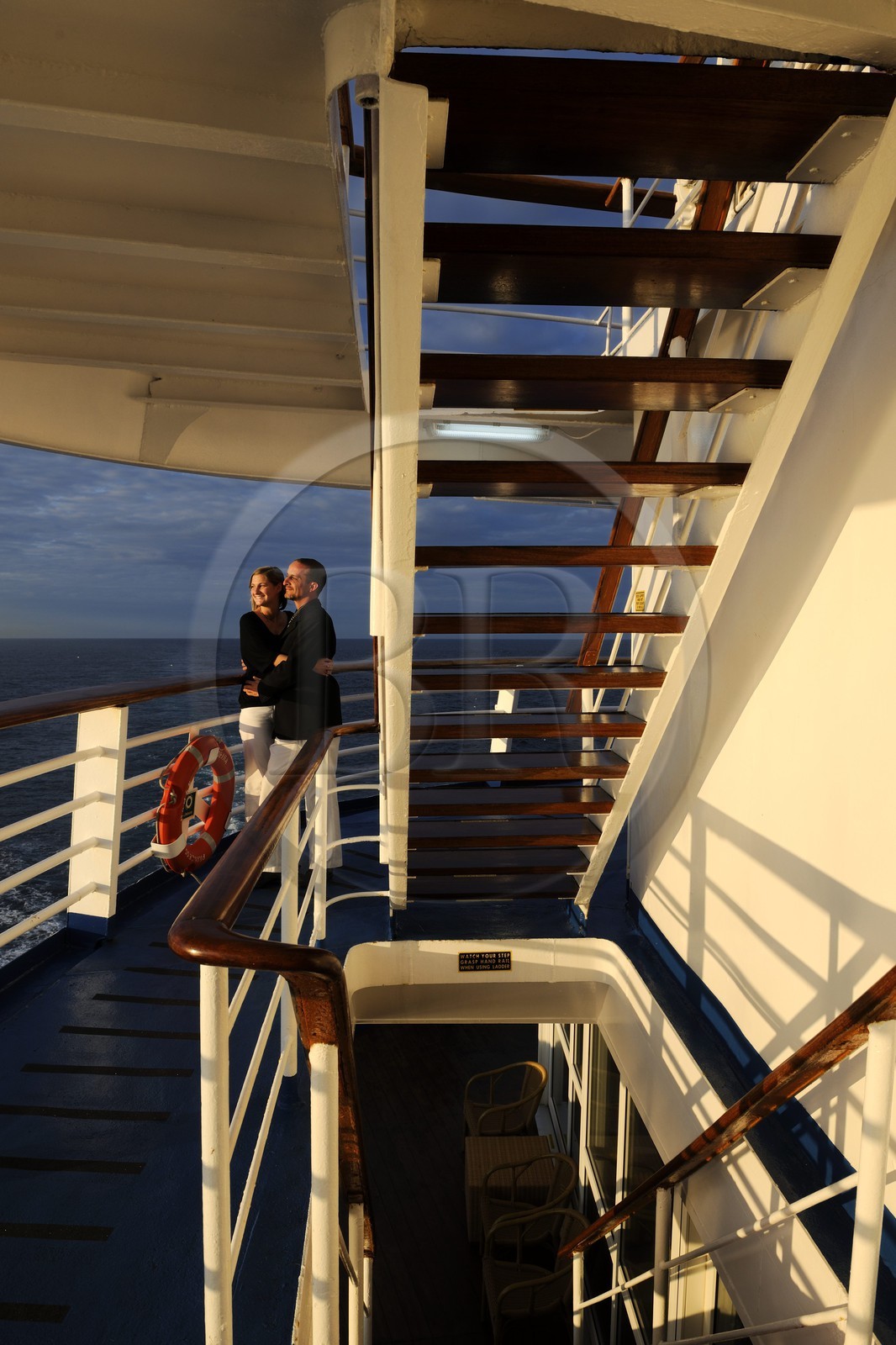 Greenland, on board of Princess Danae cruise ship in the Atlantic Ocean