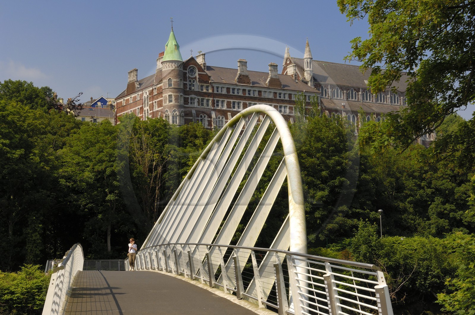 Irlande, Comté de Cork, Cork, pont sur la riviere Lee