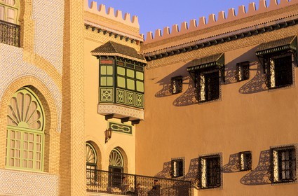 Tunisia, Southern Tunisia, Tozeur, Dar Cheraït 5 stars luxury hotel