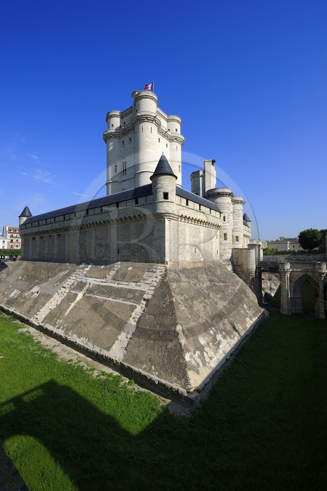 France, Val-de-Marne (94), Vincennes, le château de Vincennes, le donjon