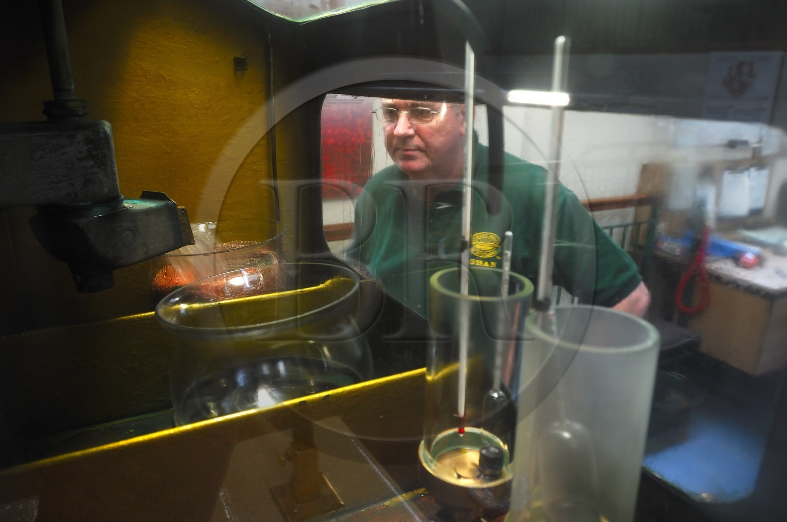 United Kingdom, Scotland, Highland, Oban, Oban whisky distillery, control pannel for the production