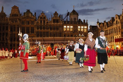 Belgium, Brussels, Ommegang festival