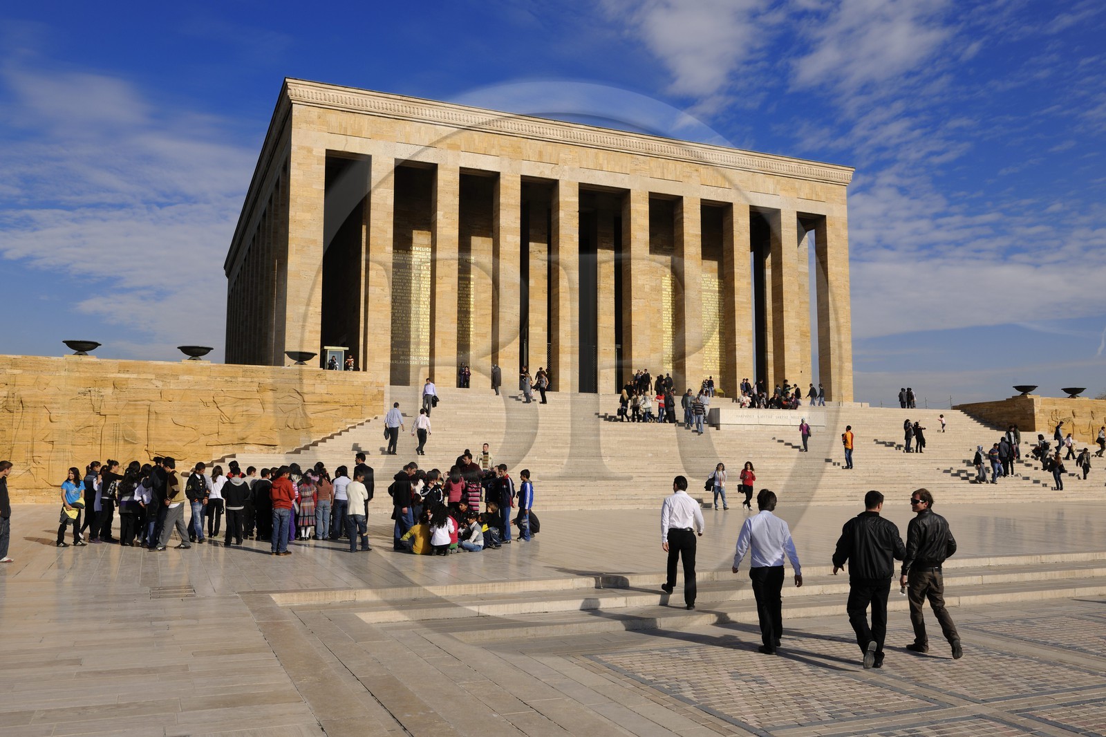 Turquie, Anatolie centrale, Ankara, le mausolée d'Atatürk