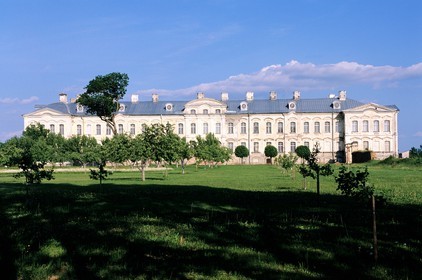 Latvia (Baltic States), the Semigall region, Pilsrundale city, Rundale Palace by the architect Rastrelli (who created the Ermitage and the Winter Palace of St-Petersburg city)