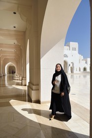 Sultanate of Oman, Muscat, Shati Al Qurm district, Royal Opera of Muscat built on the orders of Sultan Qaboos, the fashion designer Amal Al-Raisi