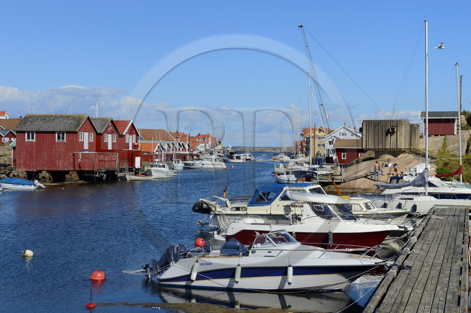 Sweden, Västra Götaland, Smögen harbour