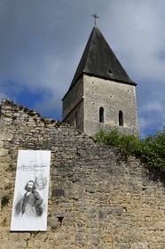 France, Dordogne (24), Périgord Noir, vallée de l'Auvézère, Tourtoirac, église de l'ancienne abbaye Saint-Pierre-ès-Liens