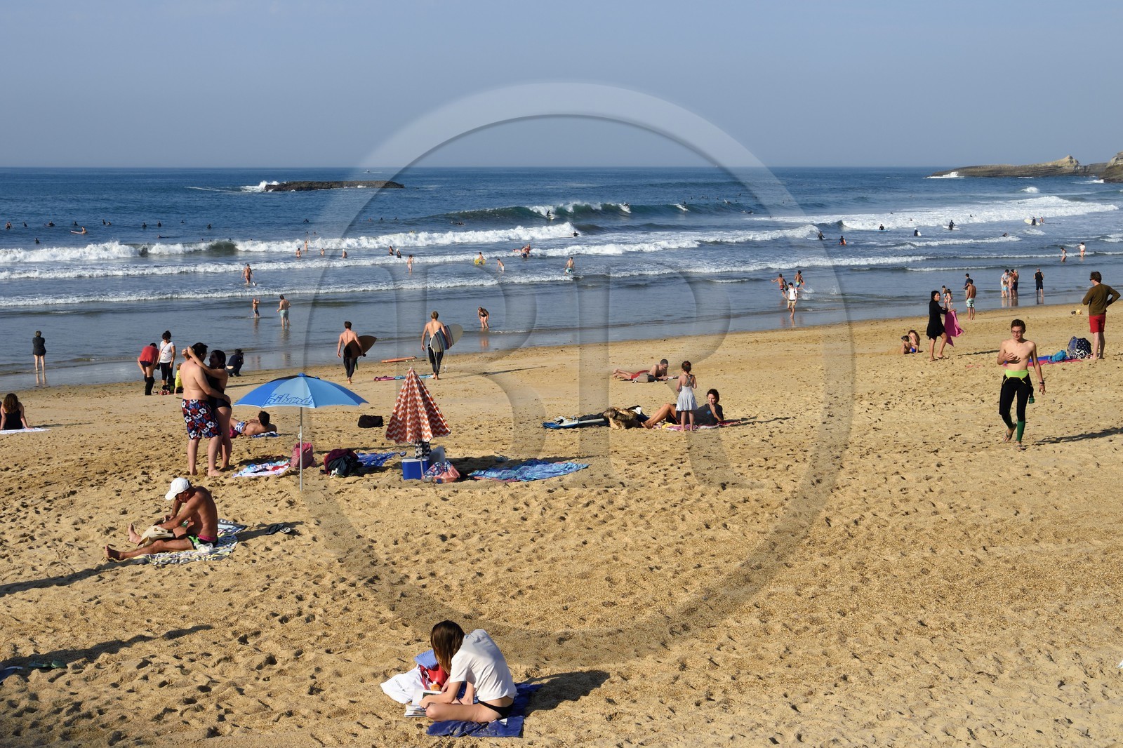 France, Pyrénées-Atlantiques (64), Pays-Basque, Biarritz, la Grande Plage