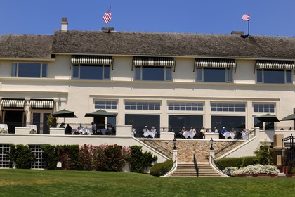 United States, California, 17 Mile Drive, restaurant of the golf of Pebble Beach