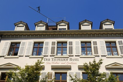 Suisse, Bâle, l'hôtel Teufelhof, Art Hotel