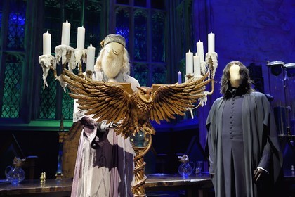 United Kingdom, Hertfordshire, Leavesden, Leavesden Film Studios, Harry Potter Studio Tour London, the scene of the eight Harry Potter movies' making of, the great hall in Hogwarts School